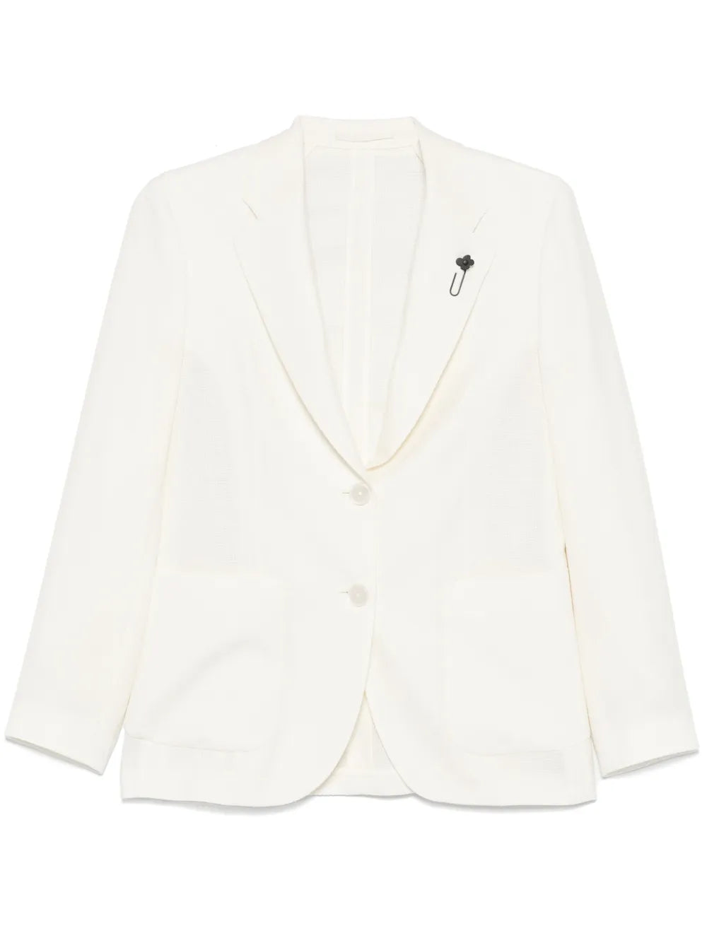 Brooch-Detail Blazer