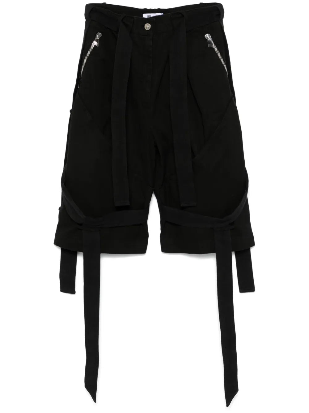 Strap-Detail Shorts