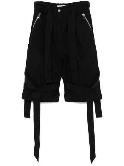 Strap-Detail Shorts