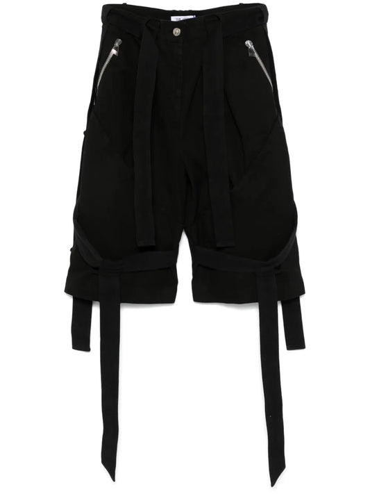 Strap-Detail Shorts