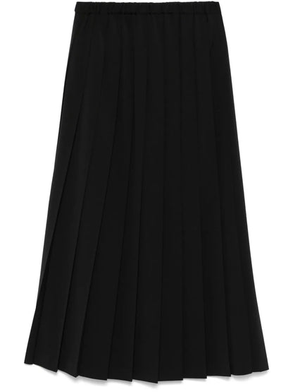 Pleated Midi Skirt