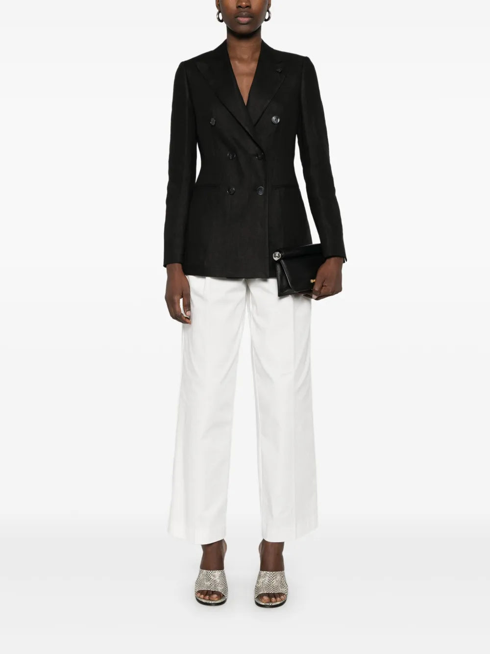 Brooch-Detail Blazer