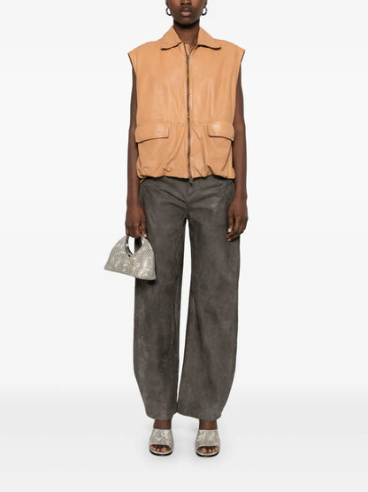 Leather Gilet