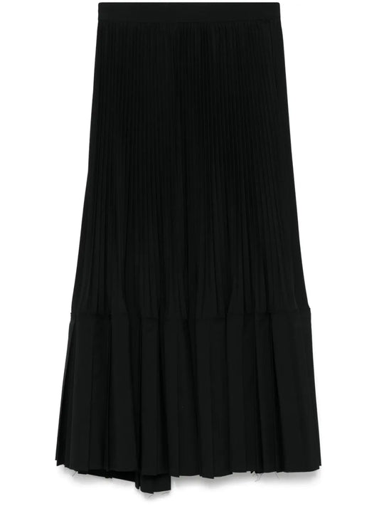 Plissé Midi Skirt