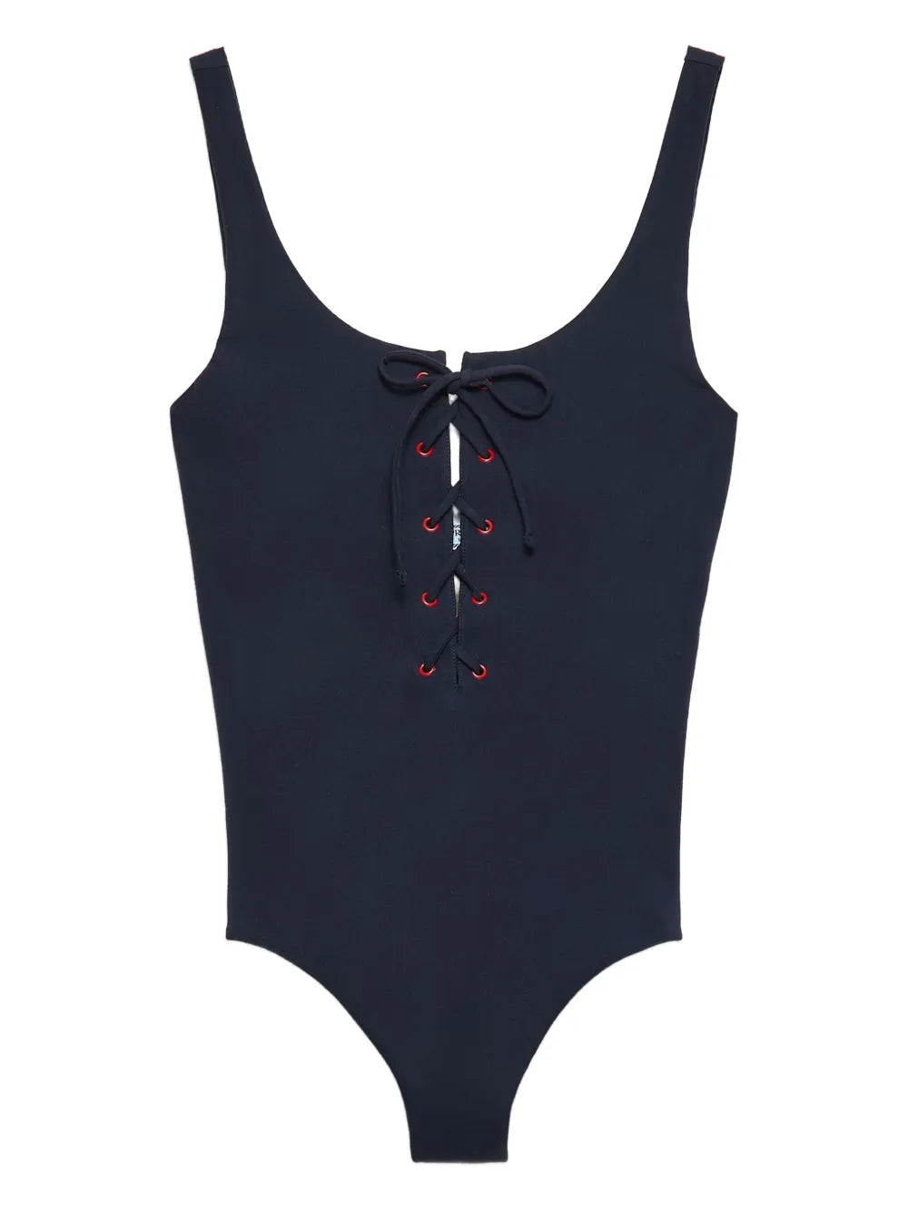 Lace-Up Swimsuit