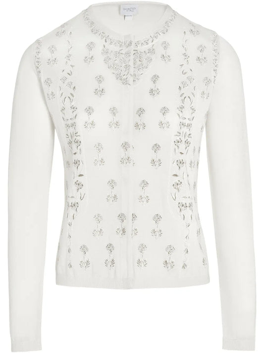 Embroidered Cashmere Jumper