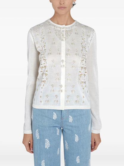 Embroidered Cashmere Jumper