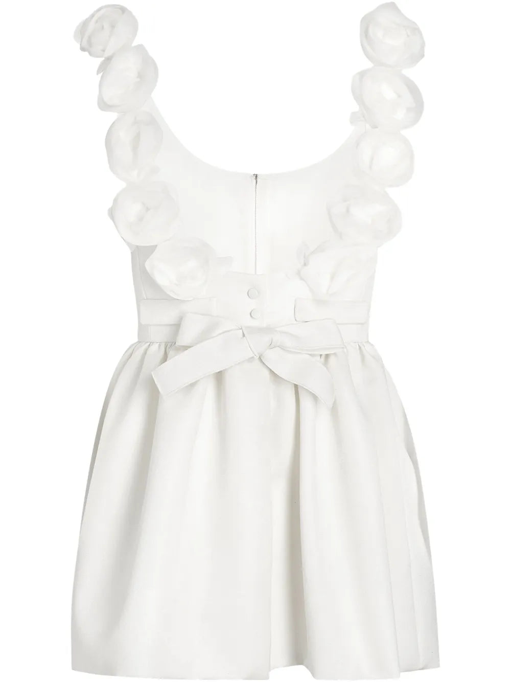 Floral-Appliqué Dress