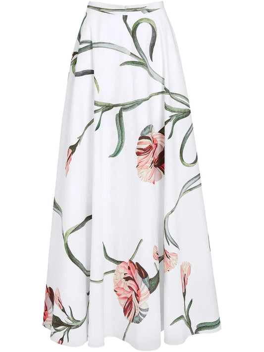 Cotton Maxi Skirt