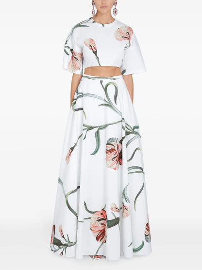 Cotton Maxi Skirt