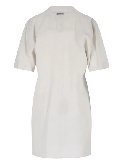 Logo-Plaque Mini Dress