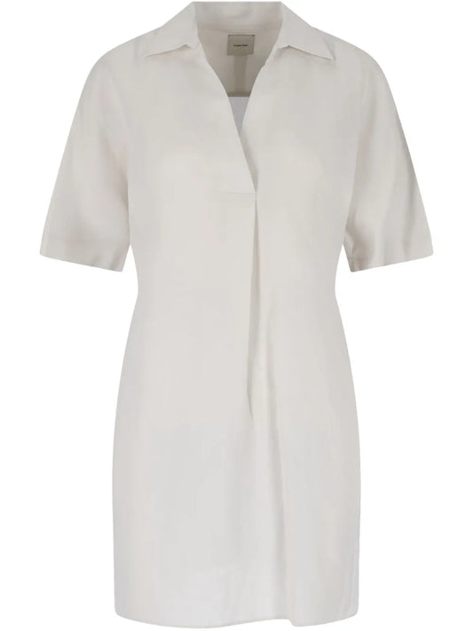 Logo-Plaque Mini Dress
