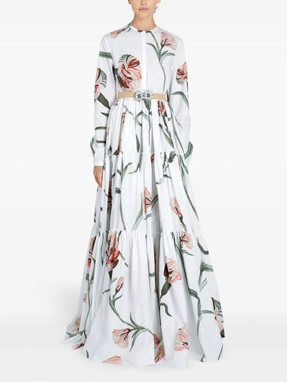 Printed Gown