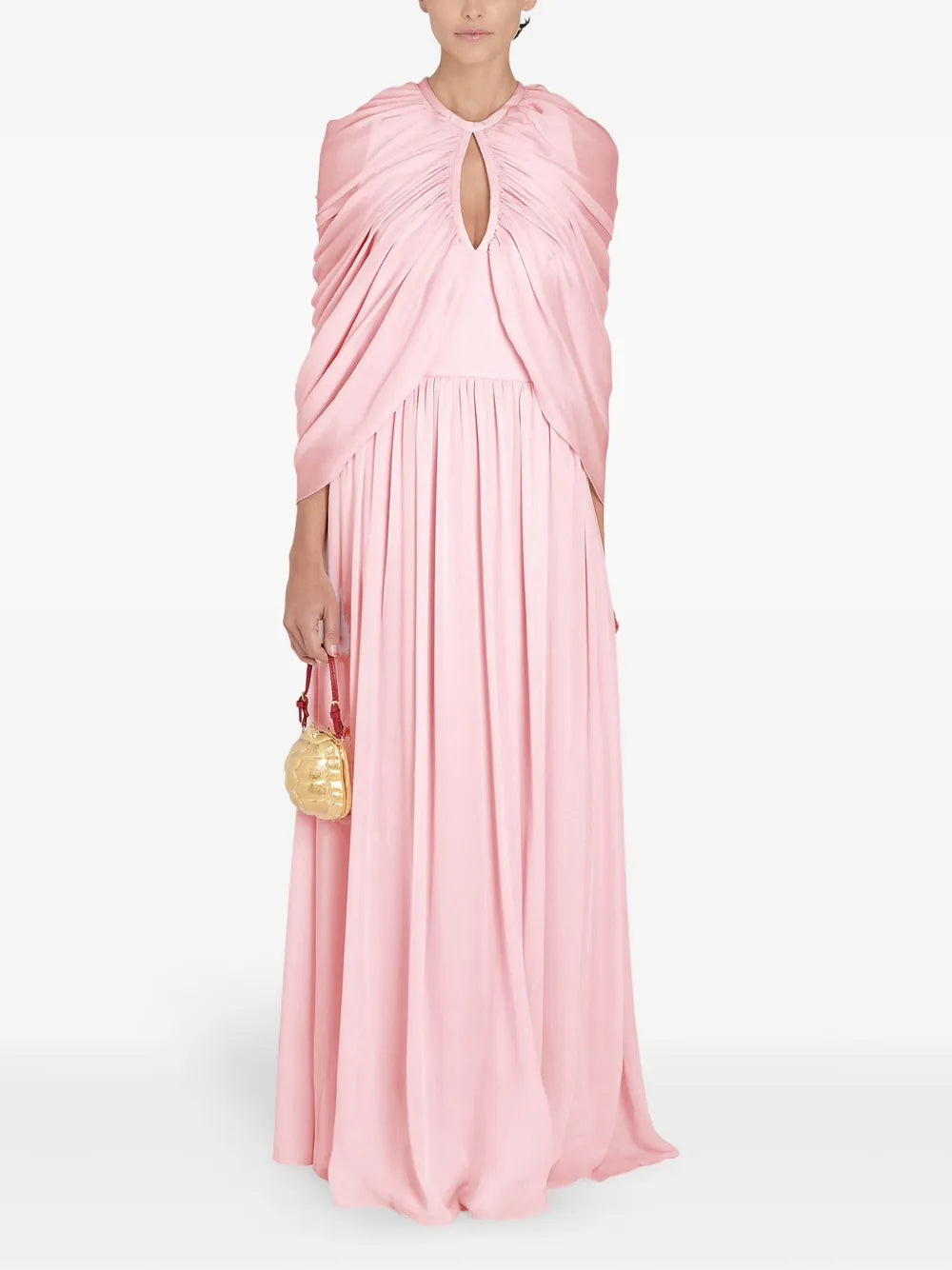 Cape-Style Gown