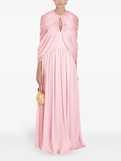 Cape-Style Gown