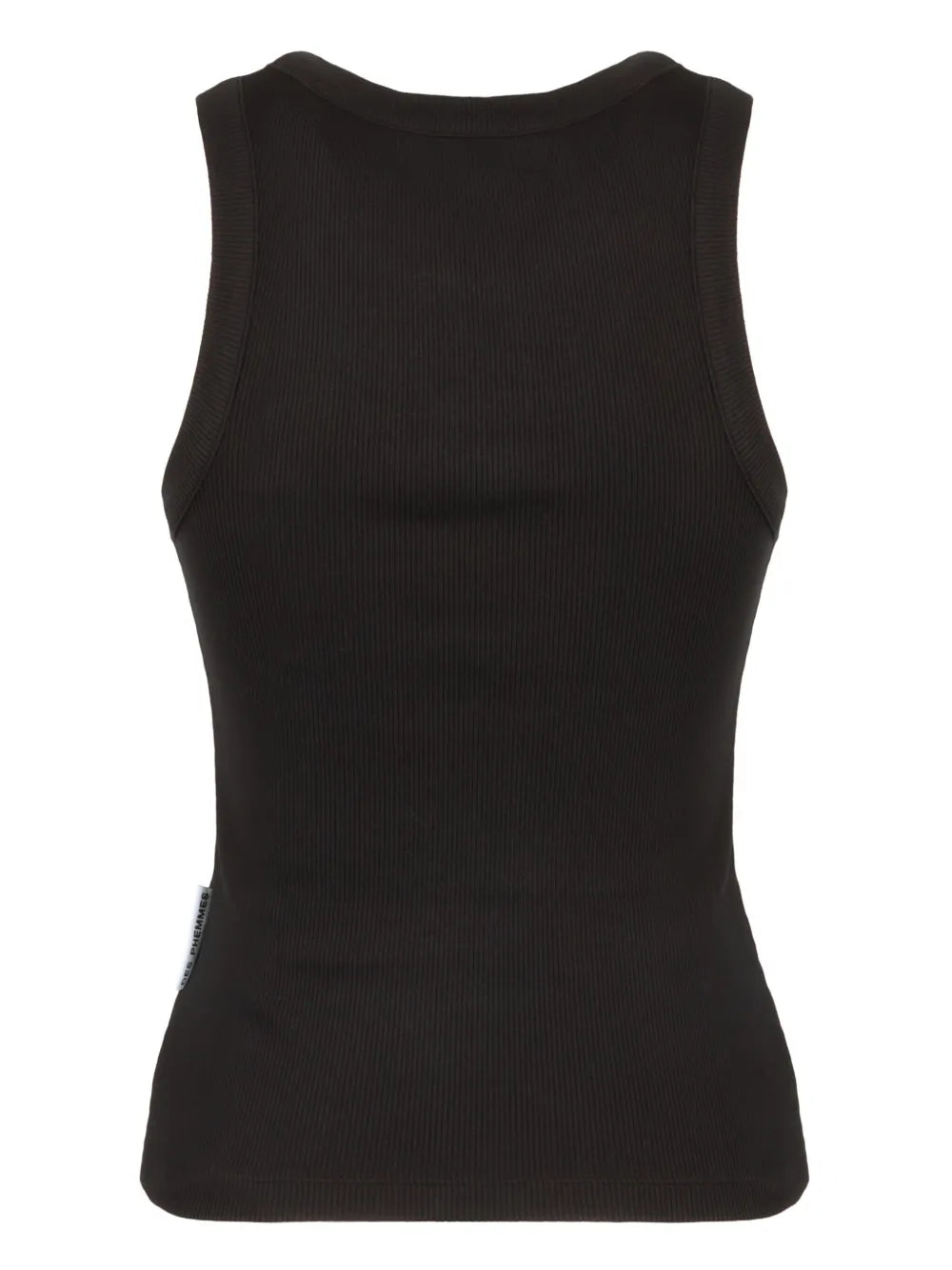 Embroidered-Motif Tank Top