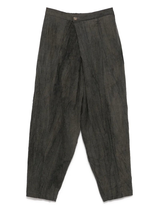 Hand Dyed Low-Crotch Trousers