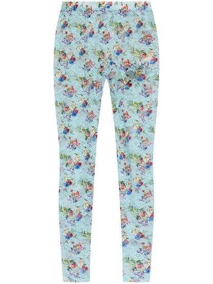 Floral-Print Leggings