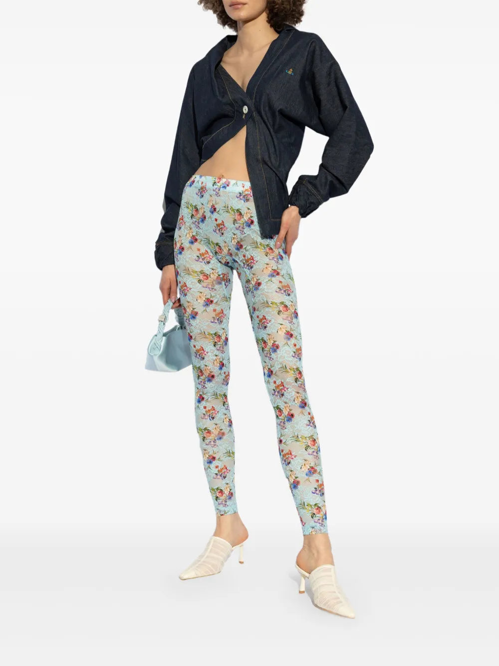 Floral-Print Leggings