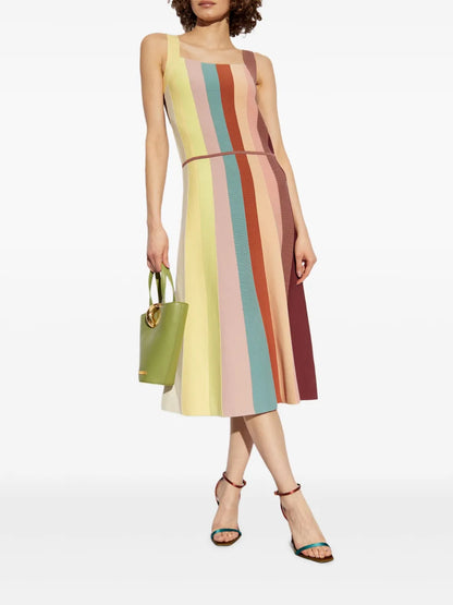 Striped Midi Dress