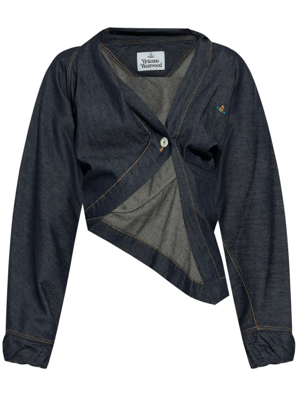 Asymmetric Denim Shirt
