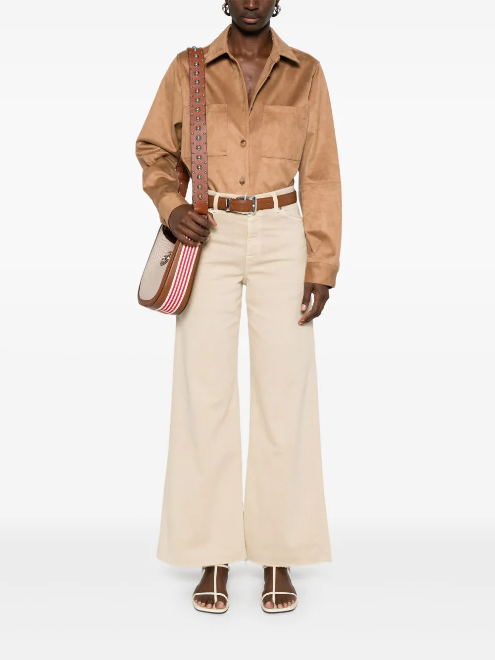 Faux-Leather Shirt
