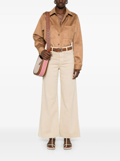 Faux-Leather Shirt