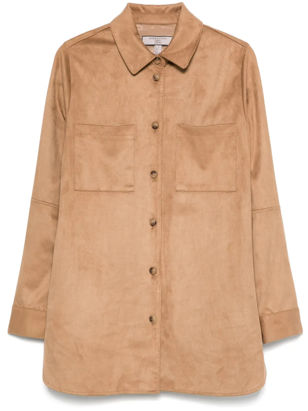 Faux-Leather Shirt