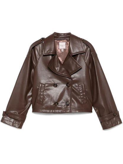 Faux-Leather Jacket