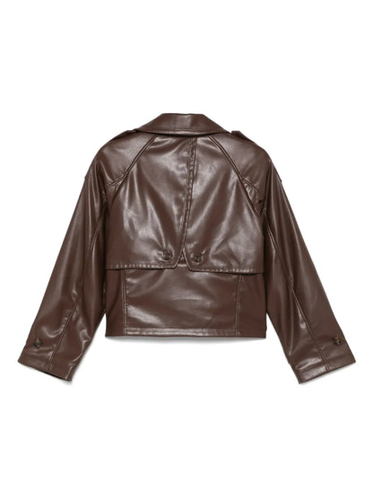Faux-Leather Jacket