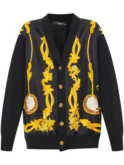Wool-Silk Cardigan