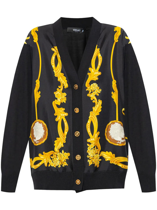 Wool-Silk Cardigan