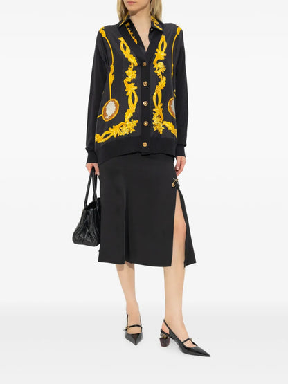 Wool-Silk Cardigan