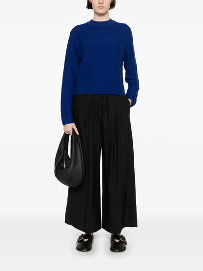 Pima Wide-Leg Trousers