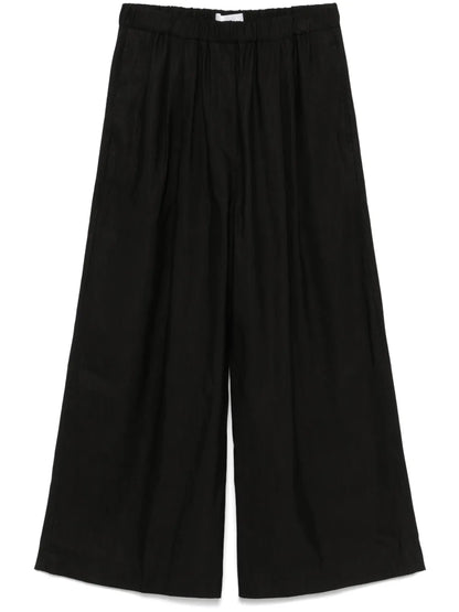 Pima Wide-Leg Trousers