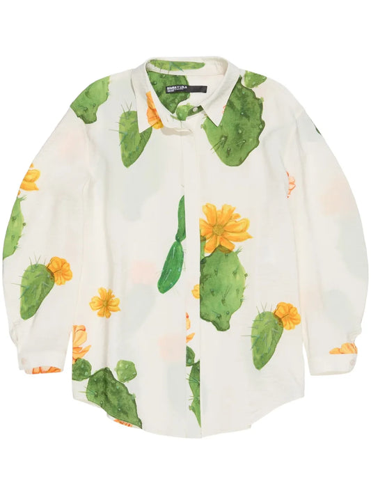 Cactus-Print Shirt