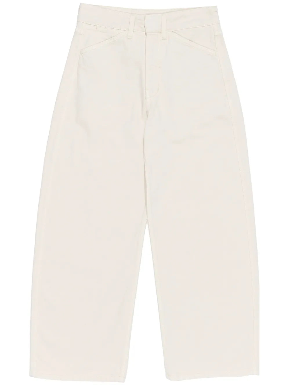 Wide-Leg Tapered Jeans