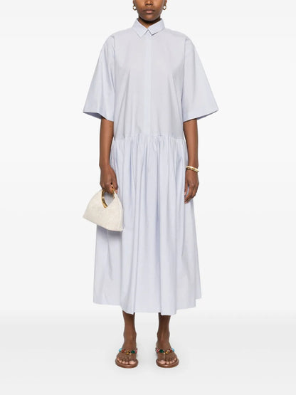 Poplin Midi Dress