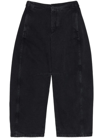 Cotton Tapered Trousers