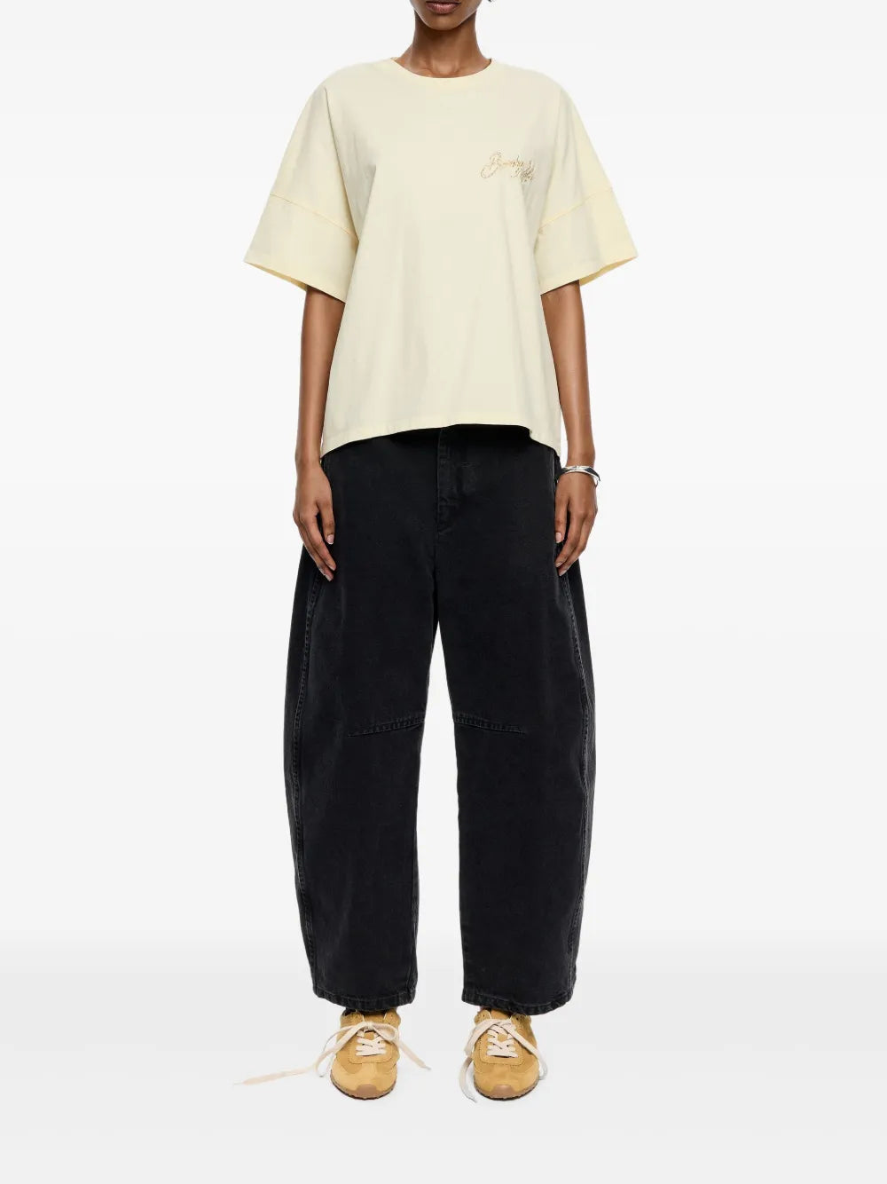 Cotton Tapered Trousers