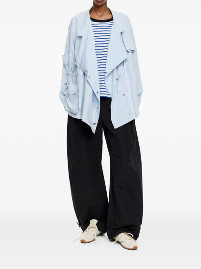 Fluid Double-Breasted Jacket