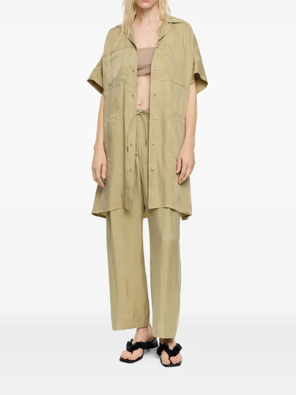 Fluid Darted Trousers