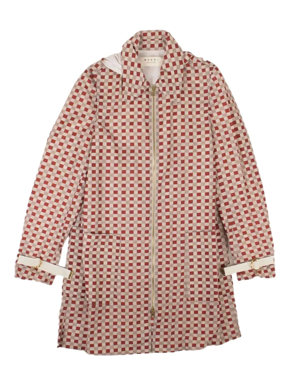 Checked Raincoat