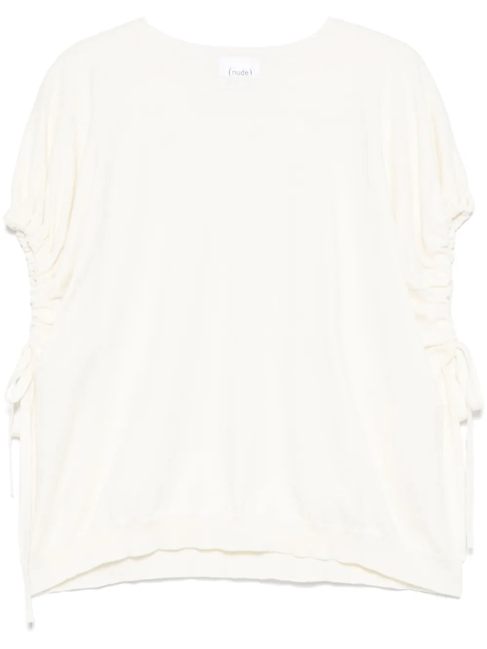 Gathered-Detail T-Shirt