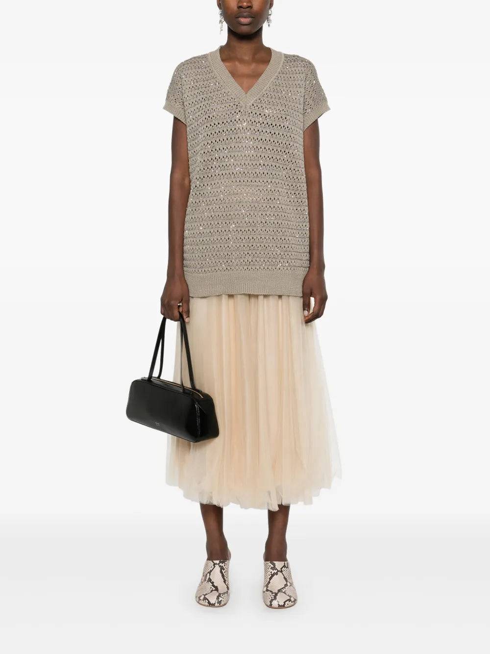 Sequinned Vest