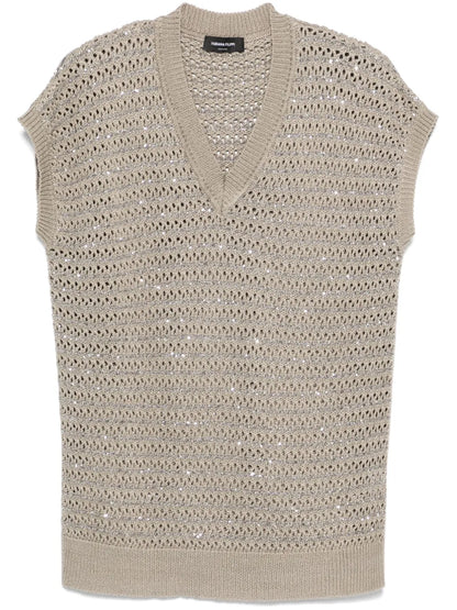 Sequinned Vest