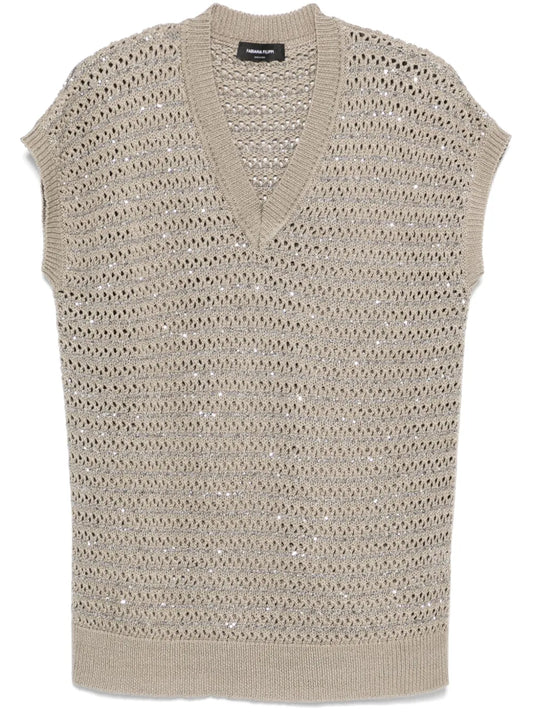 Sequinned Vest