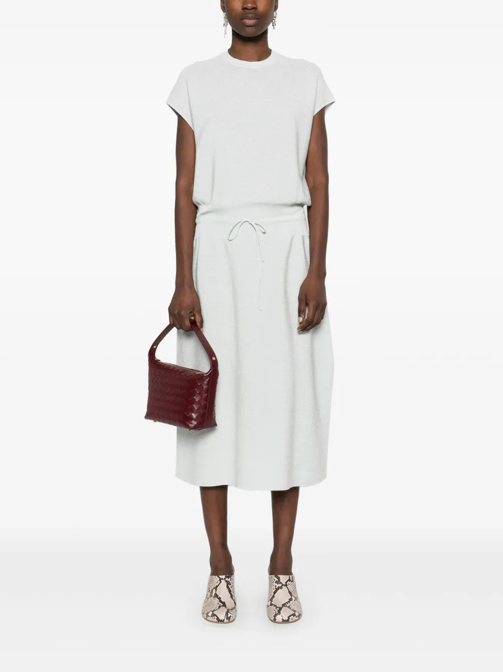 Lurex Midi Dress