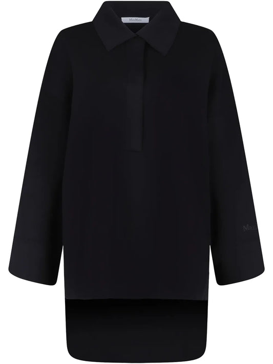 Logo-Print Cape