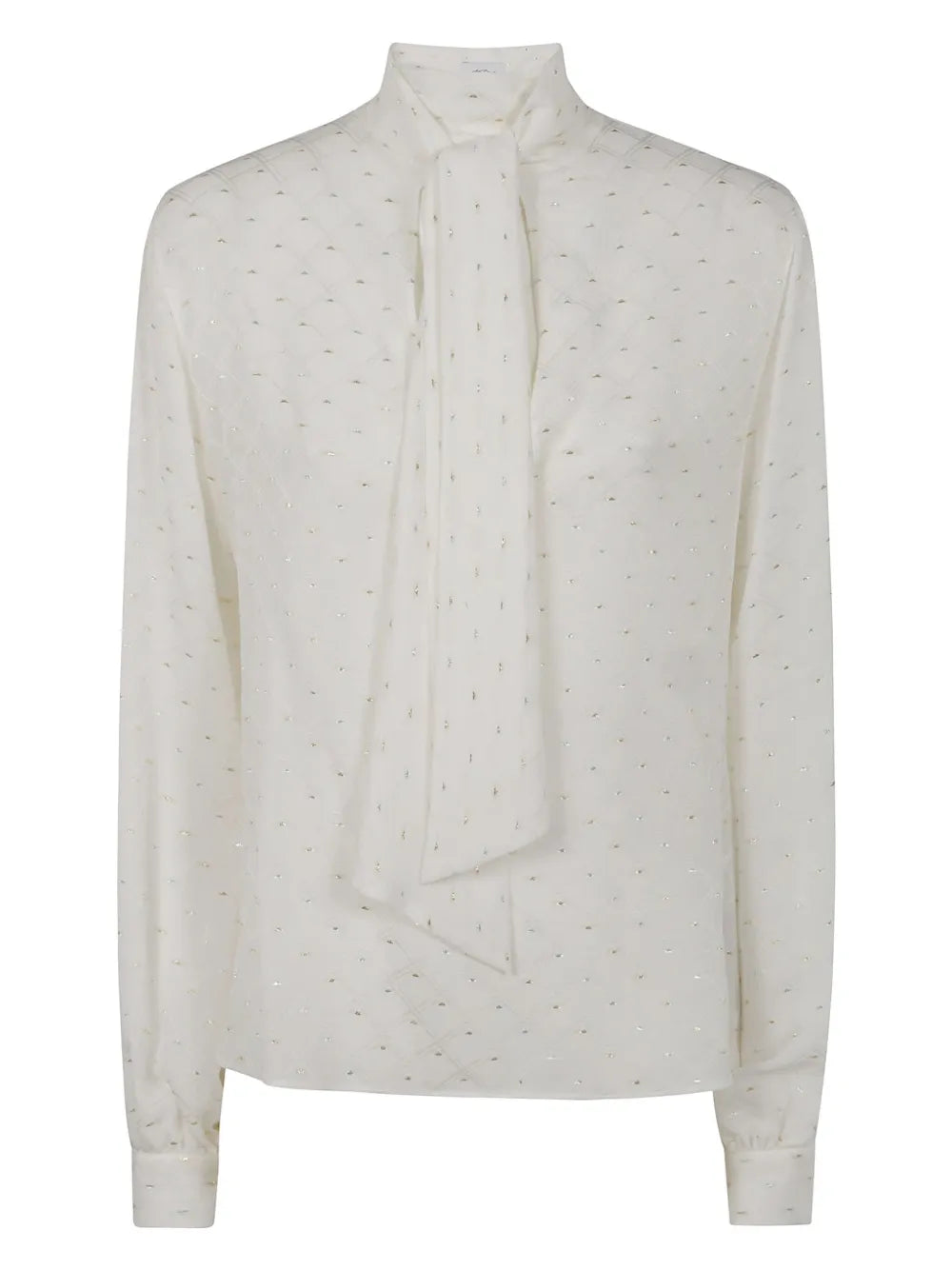 Metallic-Embellished Blouse